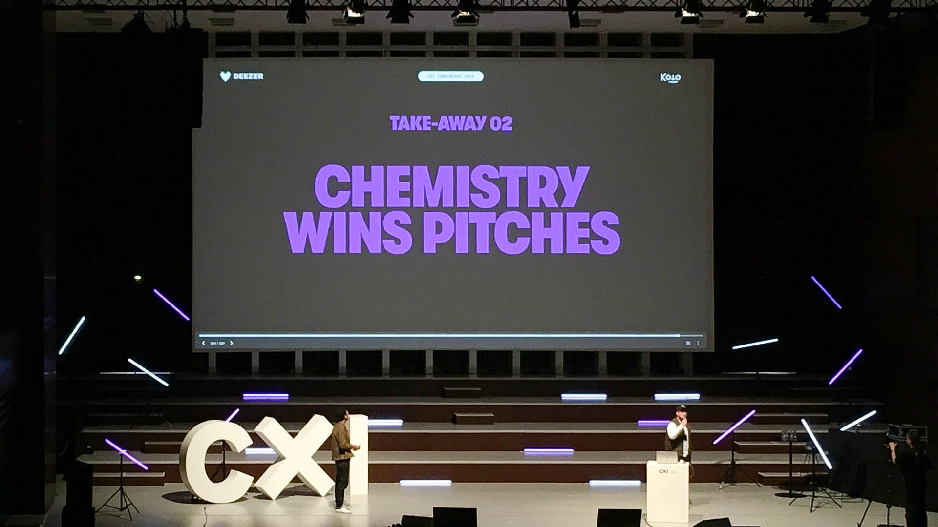 Jakob Maser - CXI_24 Vortrag Deezer x Koto - Key take-away 2 Chemistry wins pitches